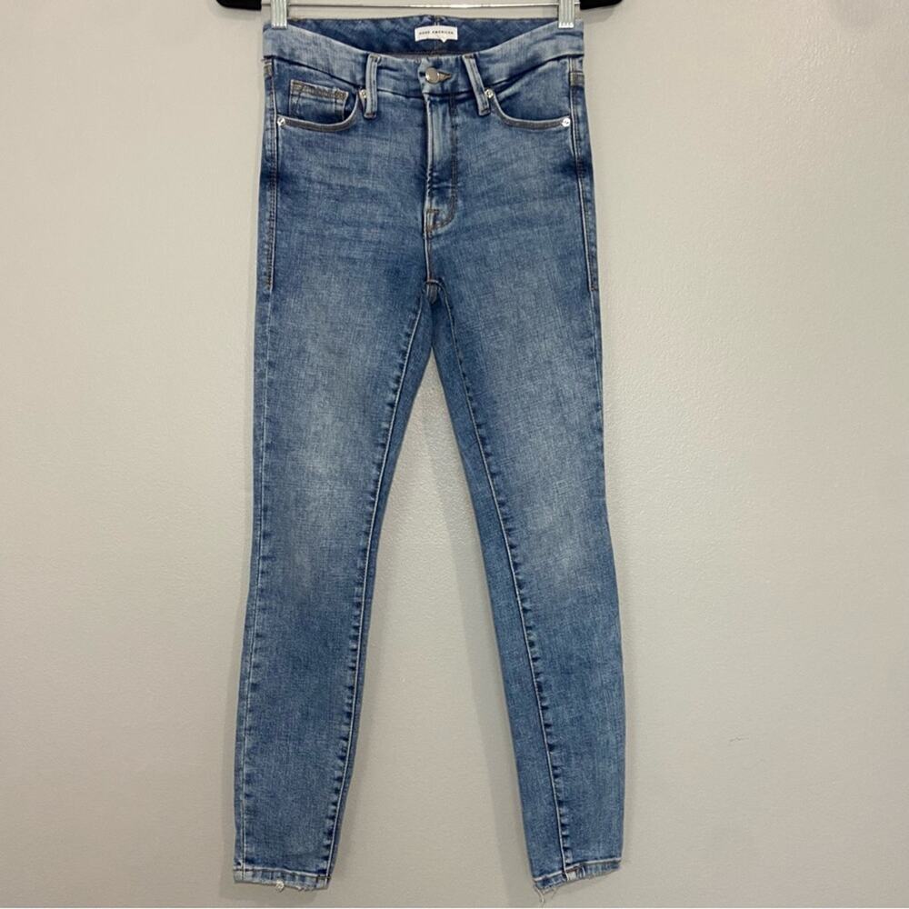 Good American Good Legs Skinny Jeans Indigo 205 Size 25